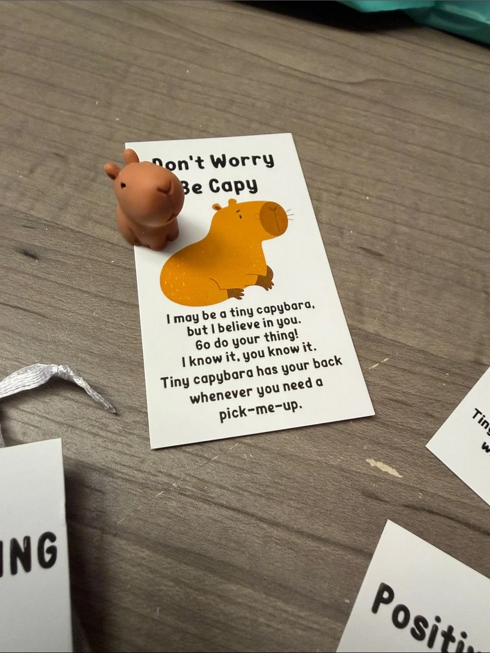 2 Cute Animal Resin quotes with mini pet - Frog, Hedgehog, Cow, Mushroom. 🆕